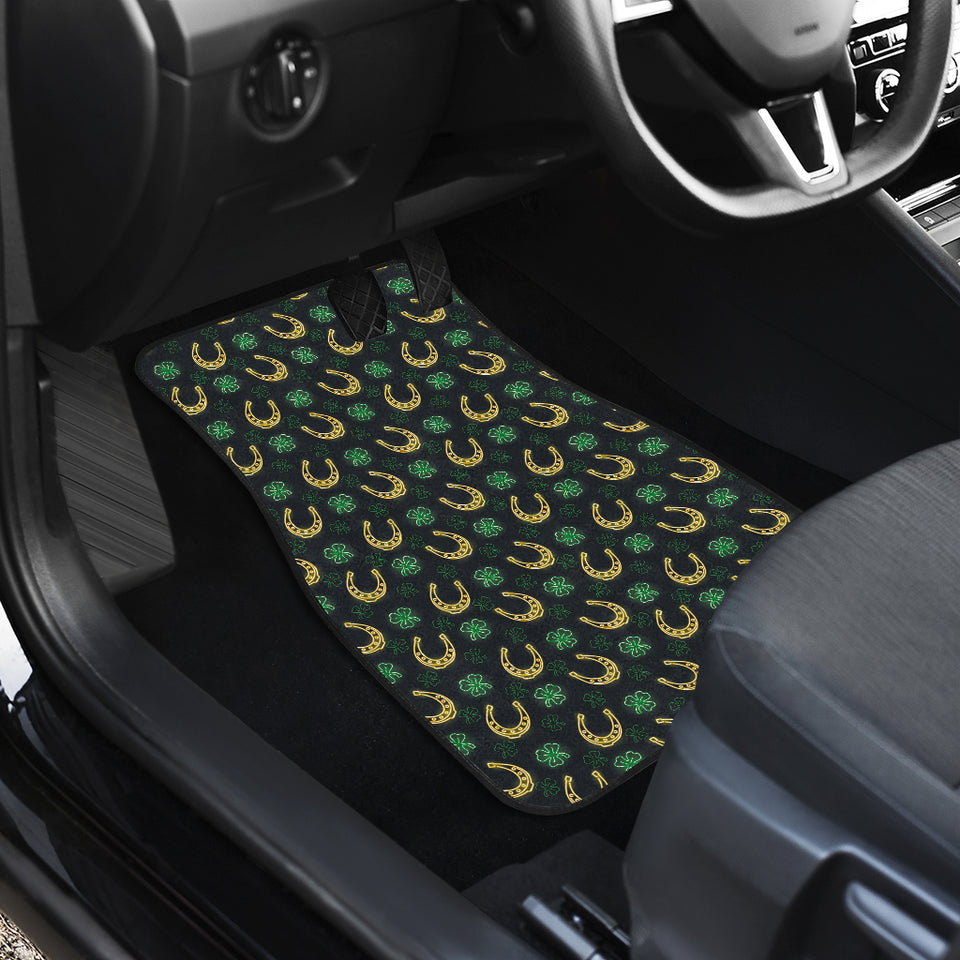 Horseshoes Pattern Print Design 04 Front Car Mats