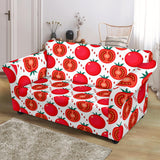 Tomato Pattern Loveseat Couch Slipcover