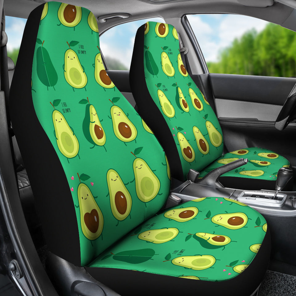Cute Avocado Pattern Universal Fit Car Seat Covers