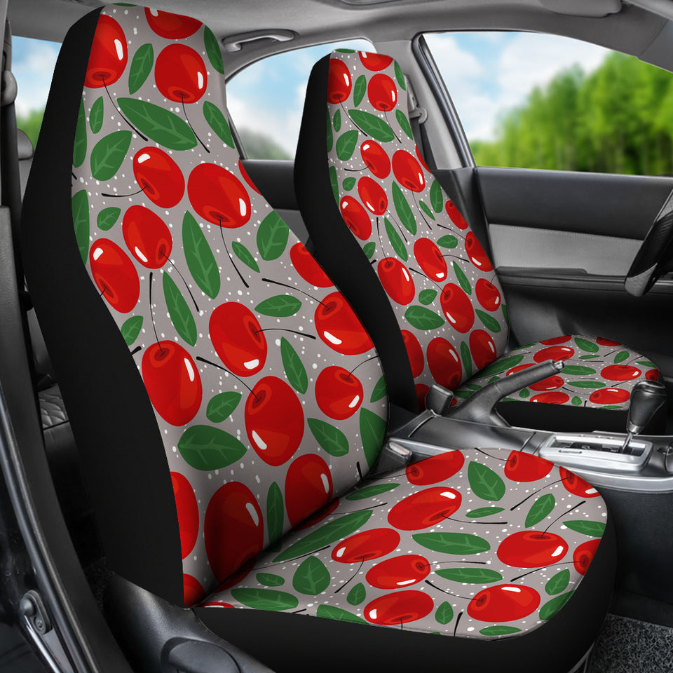 Cherry Leaves Pattern Universal Fit Car Seat Covers