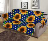 Sunflower Pokka Dot Pattern Sofa Cover Protector