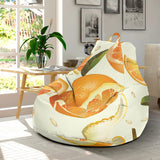 Orange Pattern Bean Bag Cover