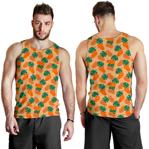 Papaya Leaves Pattern Men Tank Top