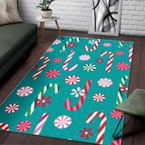 Christmas Candy Pattern Area Rug
