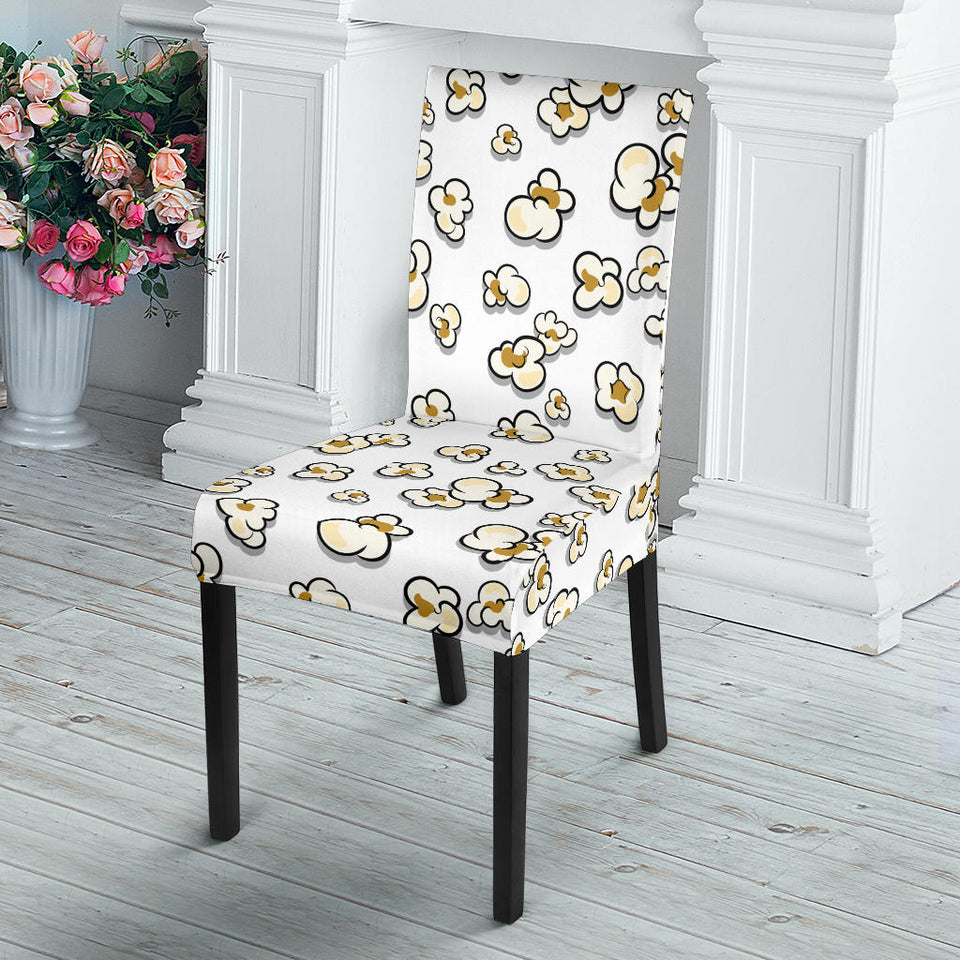 Popcorn Pattern Print Design 04 Dining Chair Slipcover
