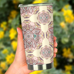 Sea Turtle Tribal Pattern Tumbler