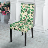 Giraffe Pattern Print Design 02 Dining Chair Slipcover