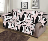 Penguin Pattern Background Sofa Cover Protector