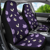 Garlic Pattern Background Theme Universal Fit Car Seat Covers