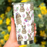 Rabbit Pattern Tumbler