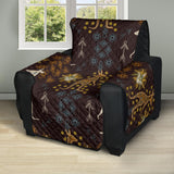 Kangaroo Aboriginal Theme Pattern  Recliner Cover Protector