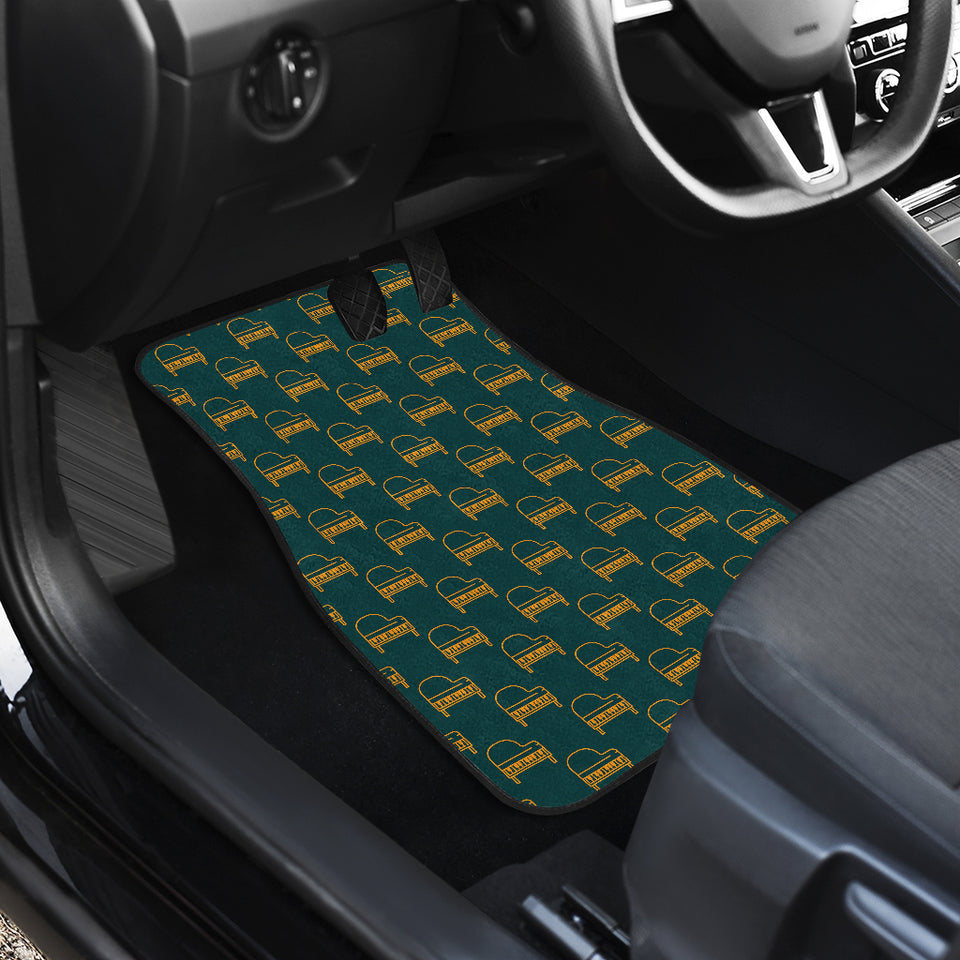 Piano Pattern Print Design 03 Front Car Mats