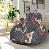 Seahorse Pattern Bean Bag Cover