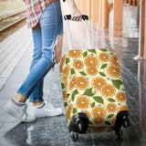 Sliced Orange Leaves  Pattern Luggage Covers