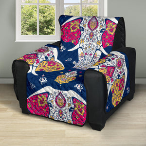 Elephant Pattern Recliner Cover Protector