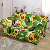 Avocado Leaves Pattern Loveseat Couch Slipcover