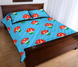 Mushroom Pokkadot Pattern Quilt Bed Set