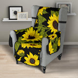 Sunflower Theme Pattern  Chair Cover Protector