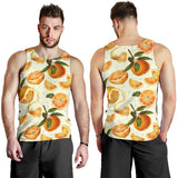 Orange Pattern Men Tank Top