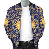 Sun Pattern Men Bomber Jacket