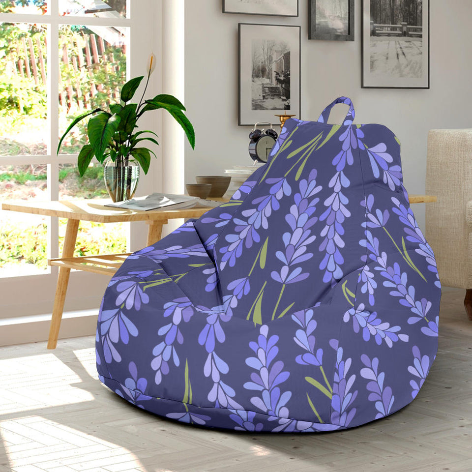 Lavender Theme Pattern Bean Bag Cover