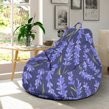 Lavender Theme Pattern Bean Bag Cover