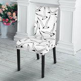 Seagull Pattern Print Design 04 Dining Chair Slipcover