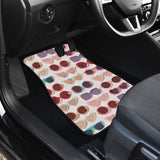 Sun Glasses Pattern Print Design 04 Front and Back Car Mats