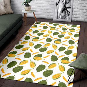 Durian Pattern Background Area Rug