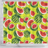 Watermelon Theme Pattern Shower Curtain Fulfilled In US