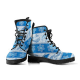 Dolphin Tribal Pattern Leather Boots