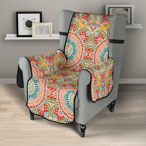 Indian Theme Pattern Chair Cover Protector