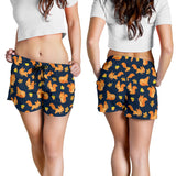Squirrel Pattern Print Design 05 Women Shorts