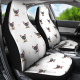 Cute Chihuahua Paw Pattern Universal Fit Car Seat Covers