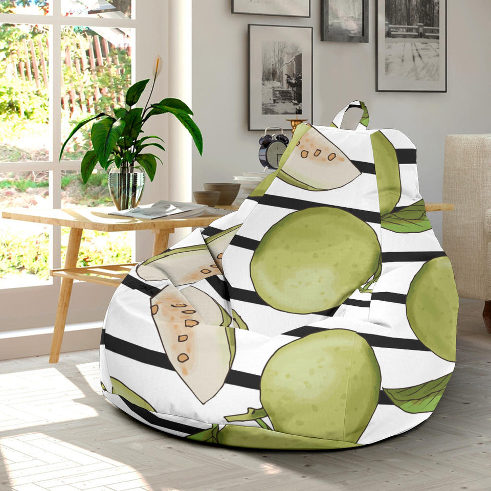 Guava Pattern Stripe background Bean Bag Cover