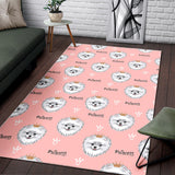 Pomeranian Pattern Area Rug