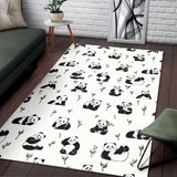 Panda Pattern Background Area Rug