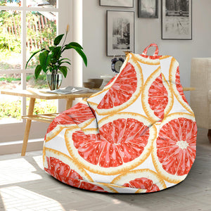 Sliced Grapefruit Pattern Bean Bag Cover