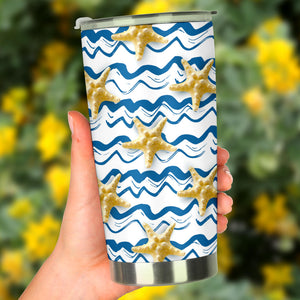 Starfish Pattern Tumbler