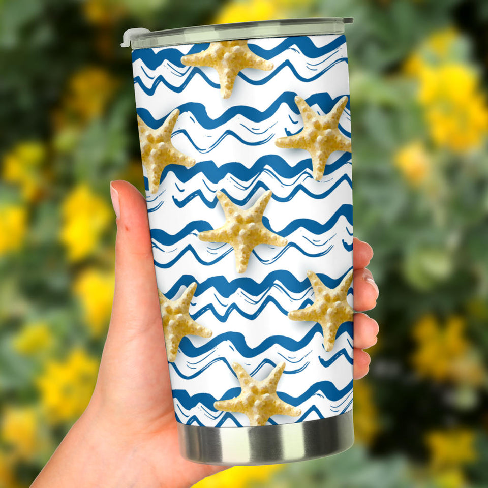 Starfish Pattern Tumbler