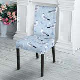 Pigeon Pattern Print Design 03 Dining Chair Slipcover