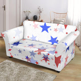 USA Star Pattern Loveseat Couch Slipcover