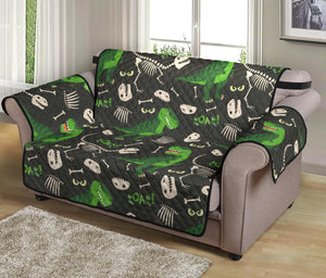 Dinosaur Pattern Loveseat Couch Cover Protector