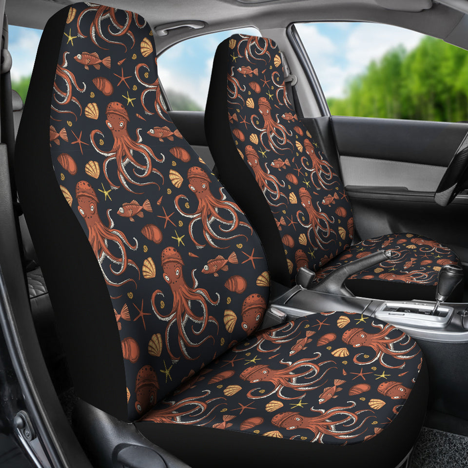Octopus Pattern Universal Fit Car Seat Covers