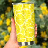 Sliced Lemon Pattern Tumbler