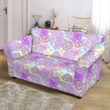 Unicorn Heart Pattern Loveseat Couch Slipcover