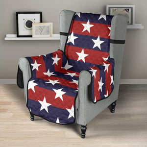 USA Star Pattern Background Chair Cover Protector