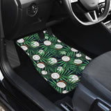 Coconut Pattern Print Design 01 Front Car Mats