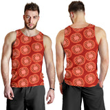 Sliced Tomato Pattern Men Tank Top