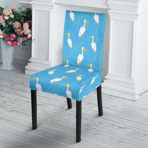 Pelican Pattern Print Design 02 Dining Chair Slipcover